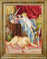 Вышивка МК-068 В мастерской художника 1881 г. Вышивка МК-068 В мастерской художника 1881 г.