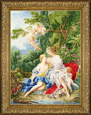 Вышивка МК-055 Юпитер и Каллисто 1744 г. Вышивка МК-055 Юпитер и Каллисто 1744 г.