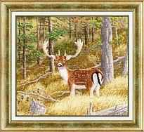 Вышивка ДЖ-045 Лесной олень Вышивка ДЖ-045 Лесной олень
