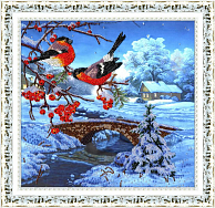 Вышивка РТ-084 Ветка рябины