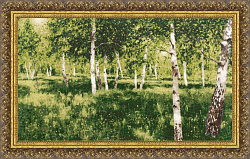 Вышивка МК-113 Берёзовая роща. 1889 Вышивка МК-113 Берёзовая роща. 1889